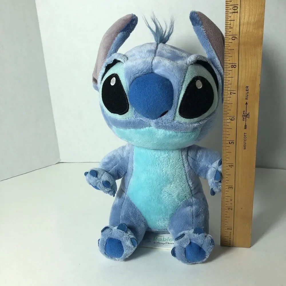 Disney Parks‎ Babies Plush Stitch Stuffed Animal Foot Bottom to Ear Top 11